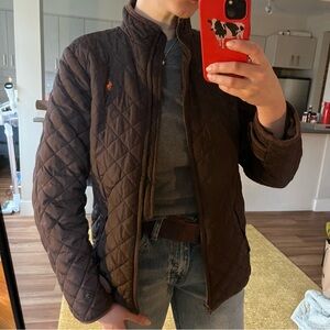 Polo Ralph Lauren Jacket in trend deep brown colour.